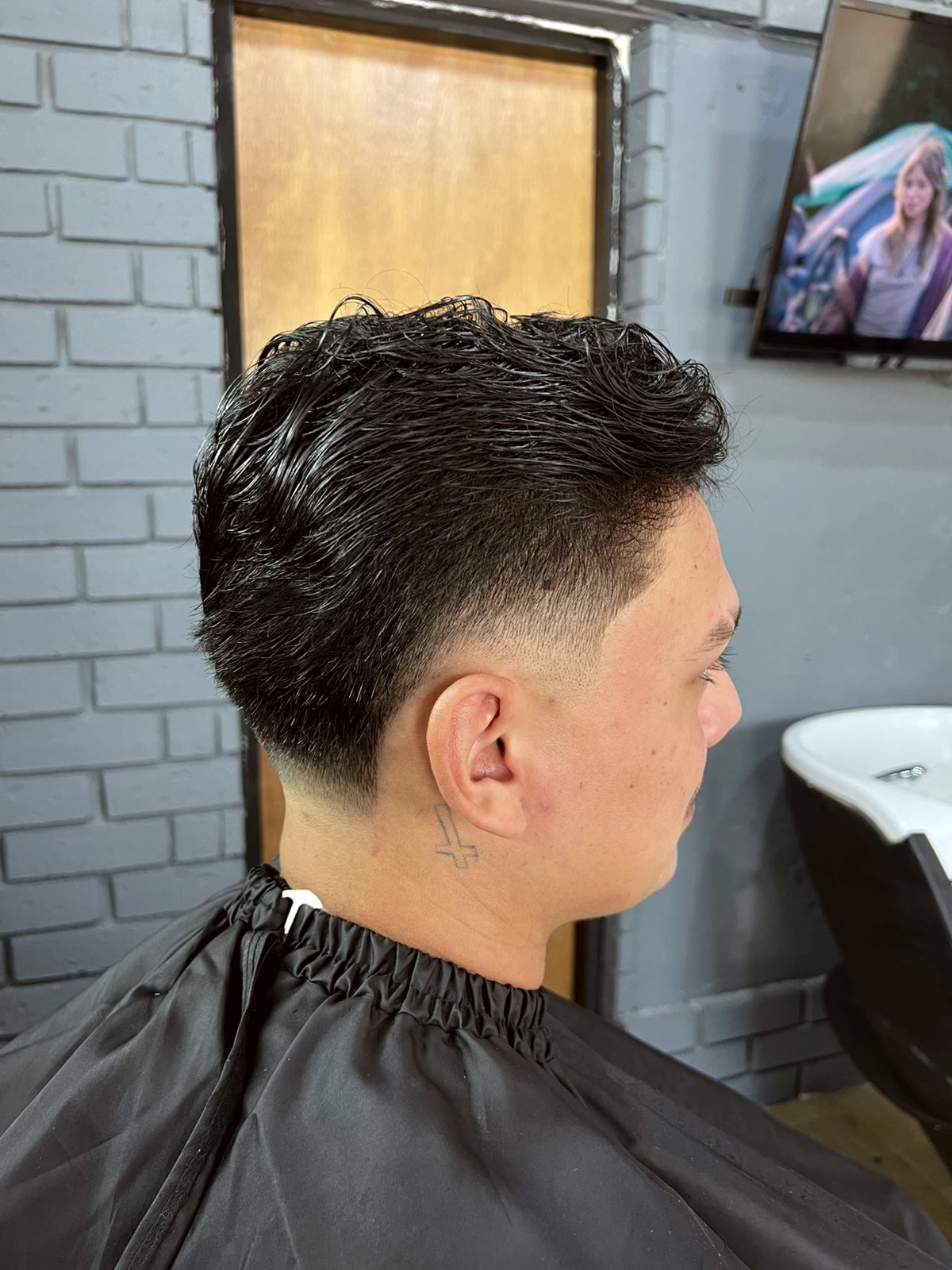 Taper con textura natural y acabado limpio